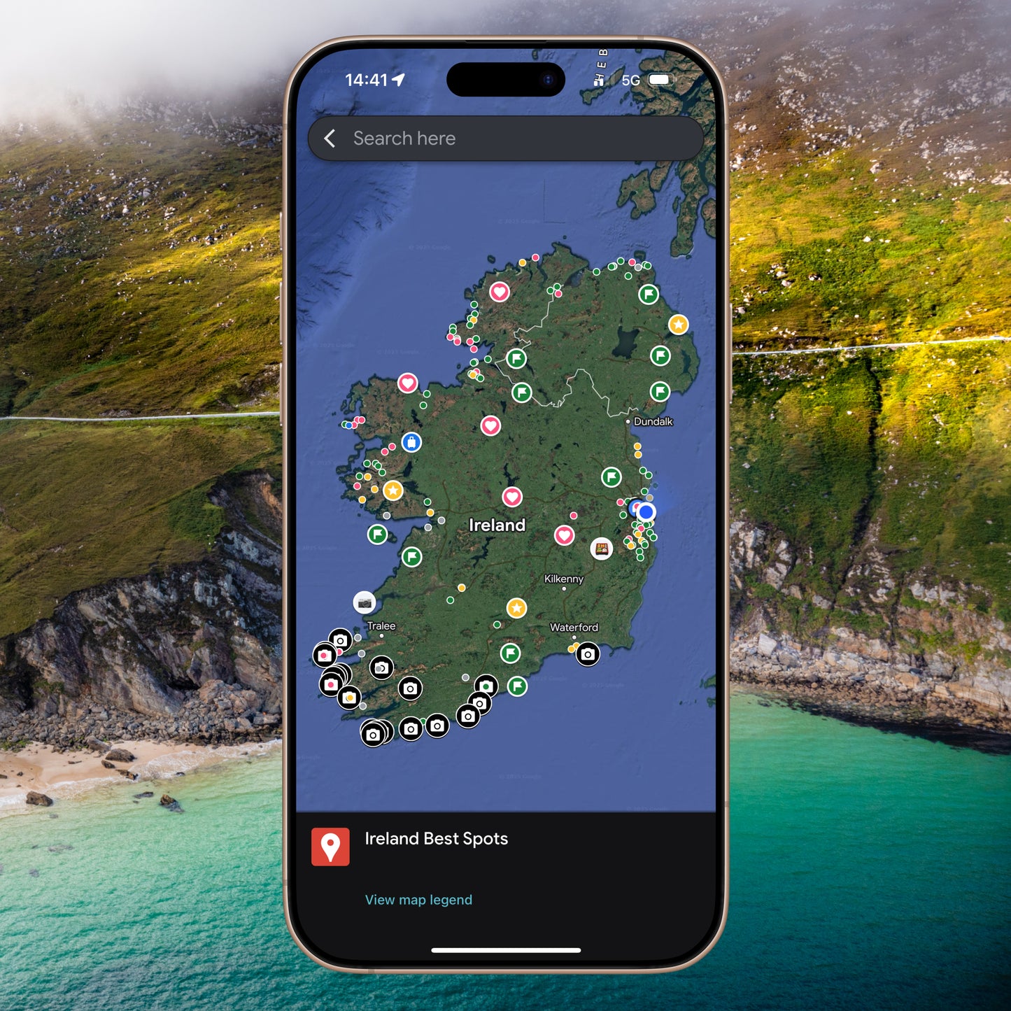 🇮🇪 The Ultimate Ireland Best Spots Map